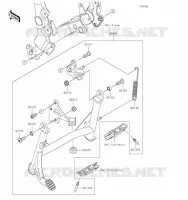 ACCESSOIRE(Center Stand) pour Kawasaki Z900RS 2023