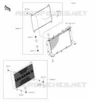 ACCESSOIRE(Radiator Screen) pour Kawasaki Z900RS 2023
