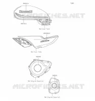 AUTOCOLLANT pour Kawasaki Z900RS 2023