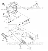 BRAS OSCILLANT pour Kawasaki Z900RS 2023