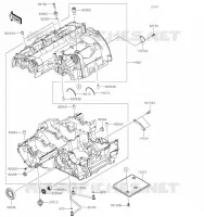 CARTER MOTEUR(S) pour Kawasaki Z900RS 2023