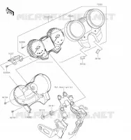 COMPTEURS pour Kawasaki Z900RS 2023