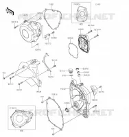 COUVERCLES MOTEUR pour Kawasaki Z900RS 2023