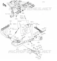 &Eacute;CHAPPEMENT pour Kawasaki Z900RS 2023