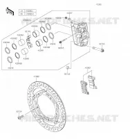 FREIN AVANT pour Kawasaki Z900RS 2023
