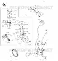 MAITRE CYLINDRE AV pour Kawasaki Z900RS 2023