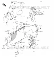 RADIATEUR pour Kawasaki Z900RS 2023