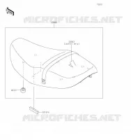 SELLE pour Kawasaki Z900RS 2023