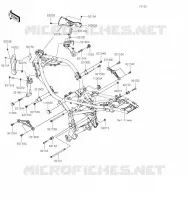 SUPPORT MOTEUR pour Kawasaki Z900RS 2023