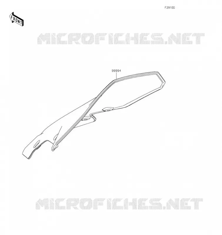 ACCESSOIRE(Large Meter Cover) Kawasaki MOTOS 900 2023 Z900  ZR900PPSBN