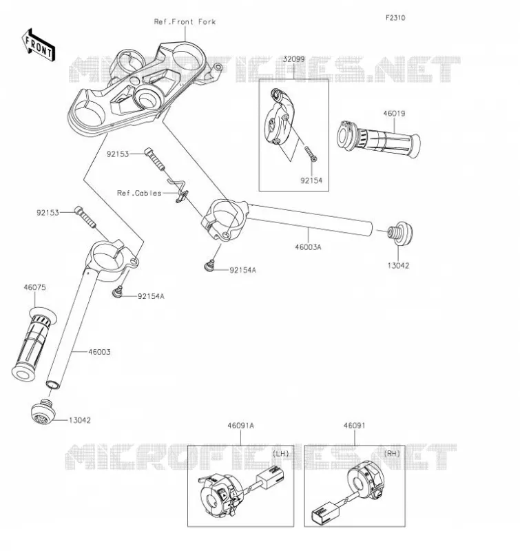 GUIDON Kawasaki MOTOS 1000 2023 NINJA H2  ZX1002JPFNL