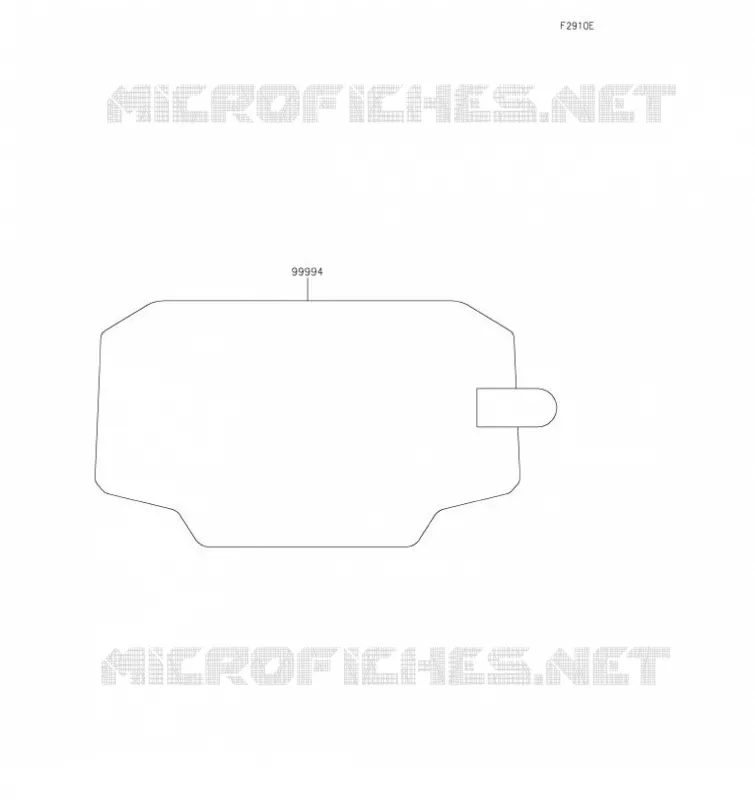 ACCESSOIRE(Scratch Resistant Film) Kawasaki MOTOS 1000 2023 NINJA ZX-10R  ZX1002LPFAN