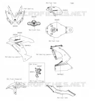 AUTOCOLLANT  1000 kawasaki-moto 2023 NINJA H2 SX SE 62