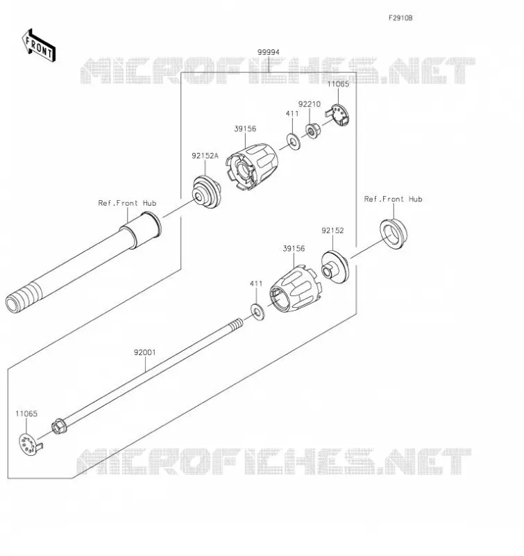 ACCESSOIRE(Axle Slider) Kawasaki MOTOS 636 2023 NINJA ZX-6R  ZX636GPFNN