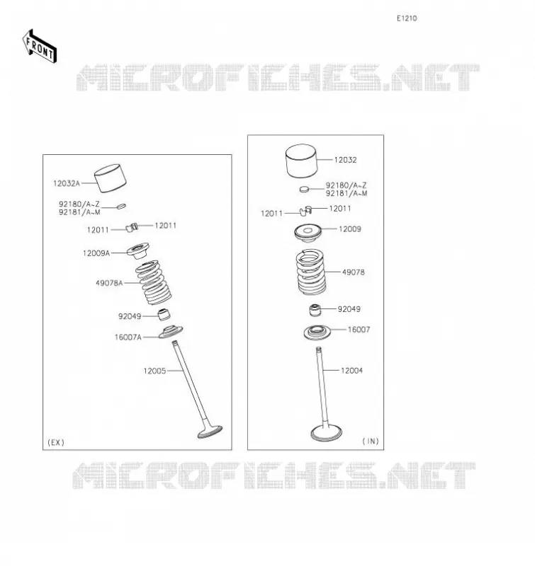 SOUPAPE Kawasaki MOTOS 636 2023 NINJA ZX-6R  ZX636GPFNN