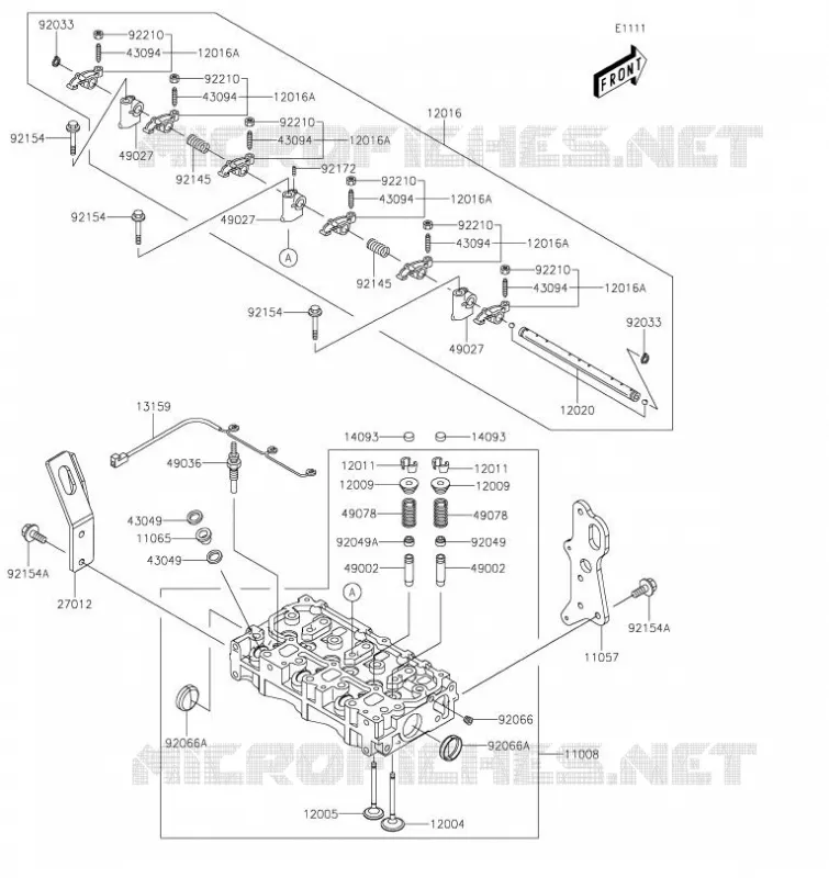 CULASSE Kawasaki SSV 1000 2023 MULE PRO-DXT  KDT1000BPFNN