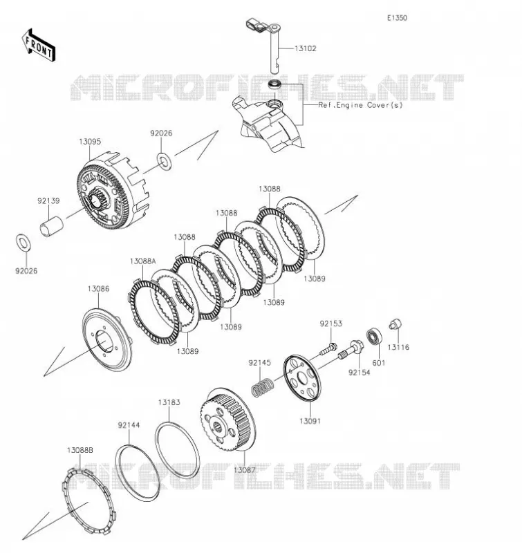 EMBRAYAGE Kawasaki TOUT-TERRAIN 140 2023 KLX140R  KLX140APFNN