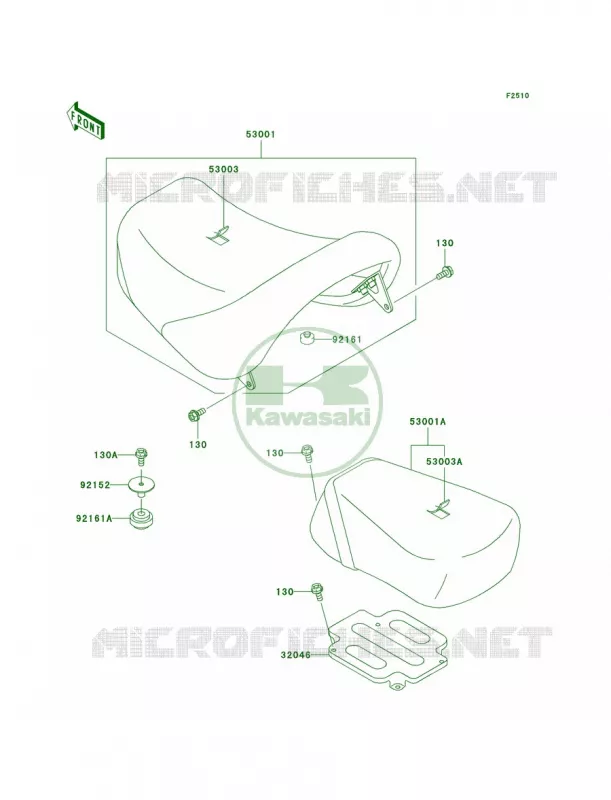 Seat Kawasaki MOTOS 1500 2006 Vulcan 1500 Classic  VN1500T6F