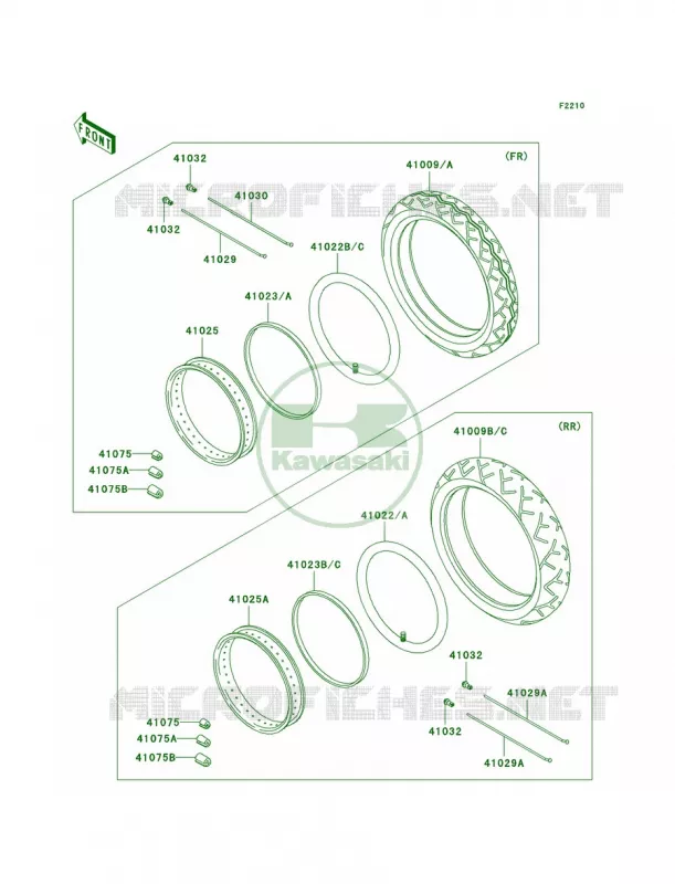 Tires Kawasaki MOTOS 1500 2006 Vulcan 1500 Classic  VN1500T6F