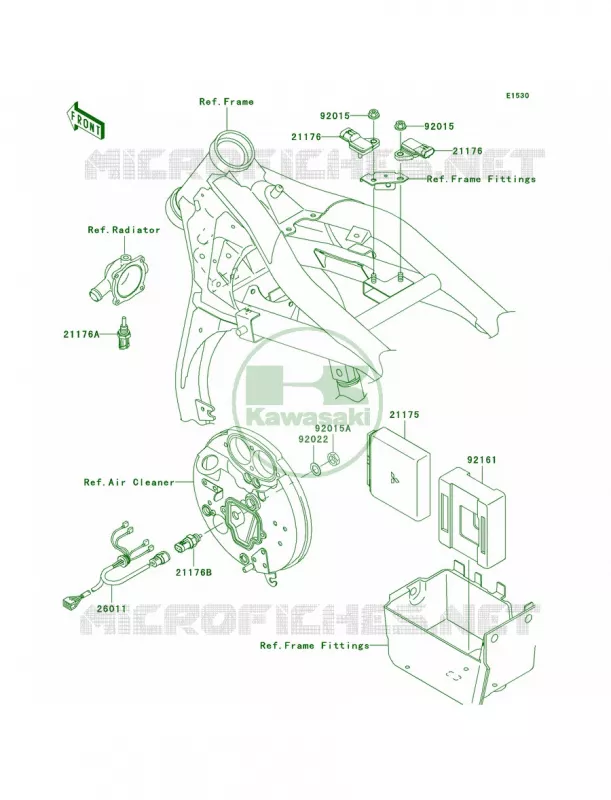 Fuel Injection Kawasaki MOTOS 1600 2006 Vulcan 1600 Mean Streak  VN1600F6F