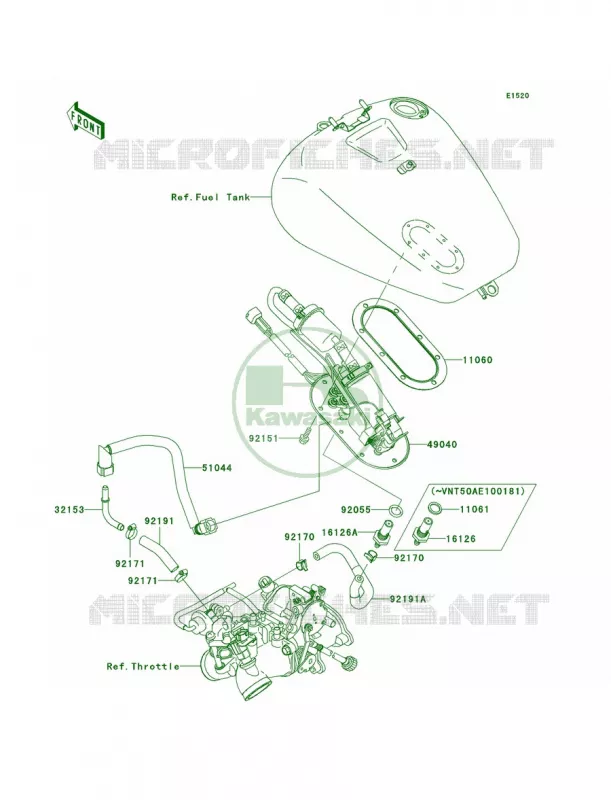 Fuel Pump Kawasaki MOTOS 1500 2005 Vulcan 1500 Drifter  VN1500-R5