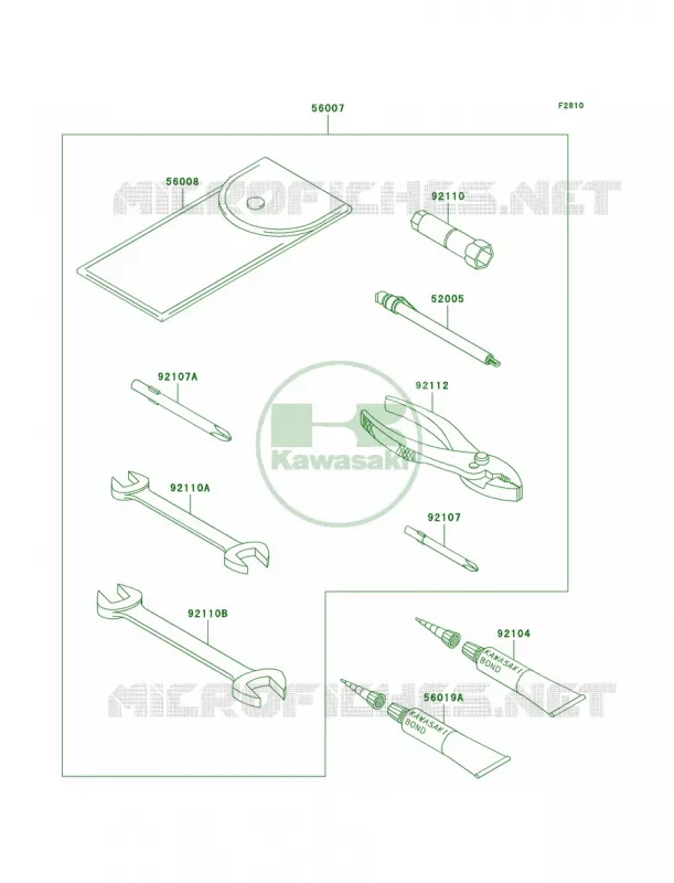 Owner's Tools Kawasaki MOTOS 750 2005 Vulcan 750  VN750-A21