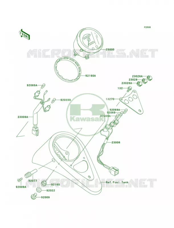 Meters Kawasaki MOTOS 800 2005 Vulcan 800  VN800-A11