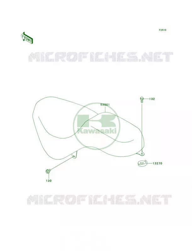 Seat Kawasaki MOTOS 125 2004 Eliminator 125  BN125-A7