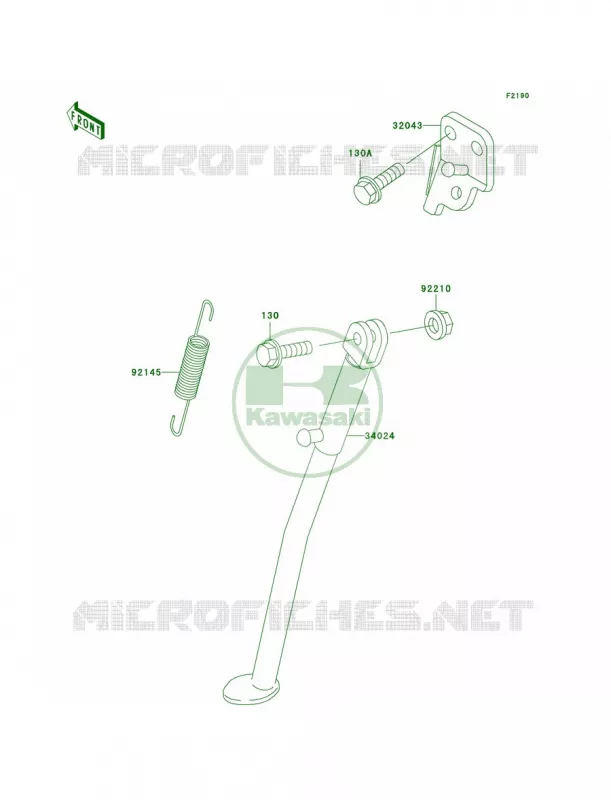 Stands Kawasaki MOTOS 220 2005 KDX220R  KDX220-A12