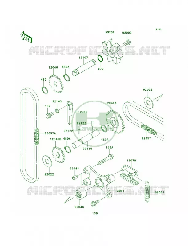 Water Pump Kawasaki MOTOS 1500 2004 Vulcan 1500 Drifter  VN1500-R4