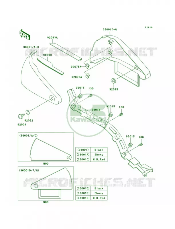 Side CoversChain Cover Kawasaki MOTOS 800 2003 Vulcan 800 Drifter  VN800-E3