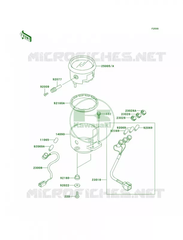 Meters Kawasaki MOTOS 125 2002 Eliminator 125  BN125-A5
