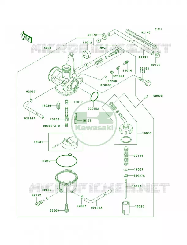 Carburetor Kawasaki MOTOS 110 2005 KLX110  KLX110-A4