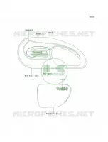 DecalsBoulogneIvoryEJ650 A3 pour Kawasaki W650 2001