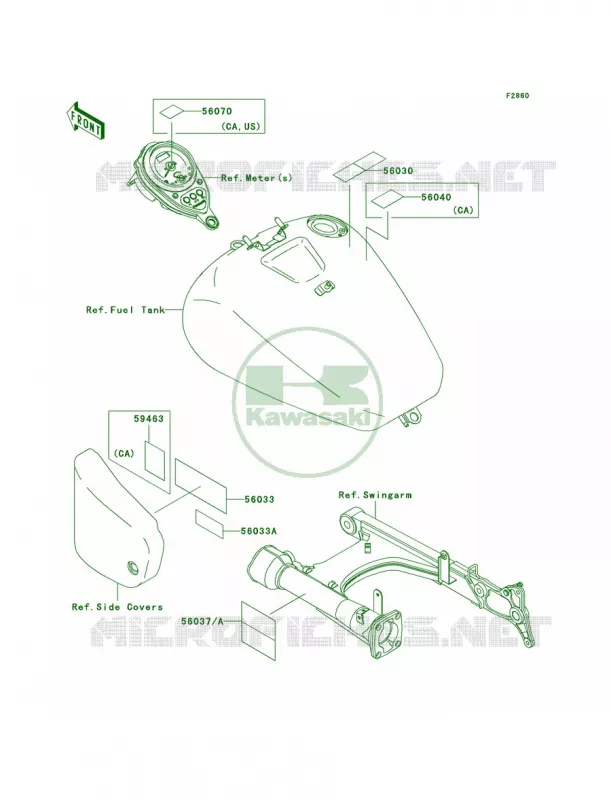 LabelsR1R2 Kawasaki MOTOS 1500 2001 Vulcan 1500 Drifter  VN1500-R1