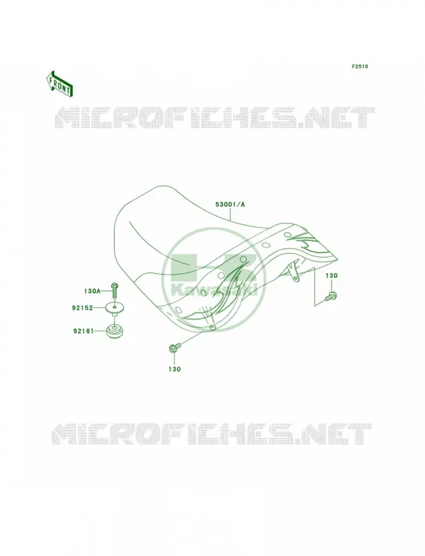 Seat Kawasaki MOTOS 1500 2001 Vulcan 1500 Drifter  VN1500-R1