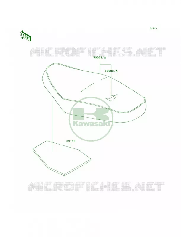 Seat Kawasaki MOTOS 650 2000 W650  EJ650-A2