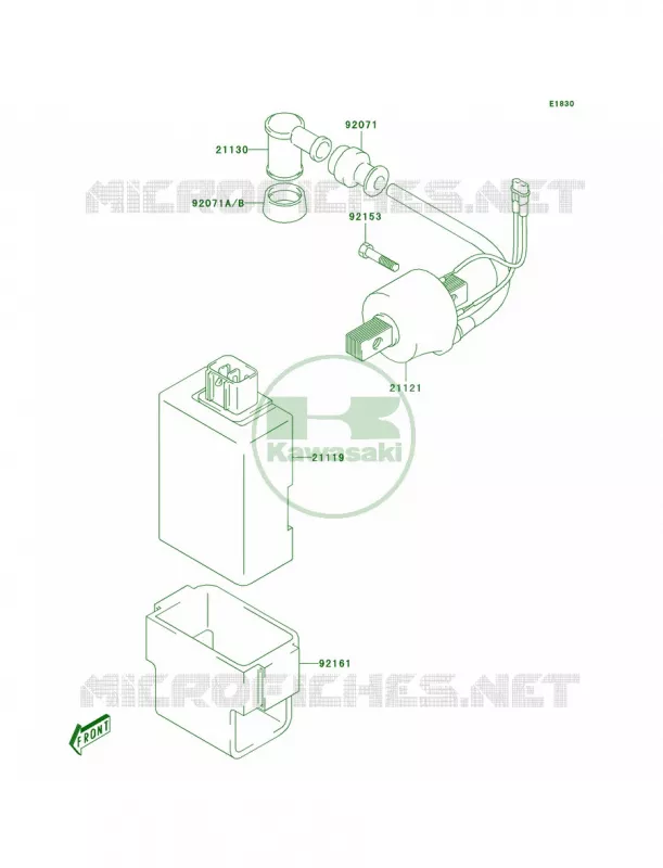 Ignition System Kawasaki MOTOS 125 2005 KLX125L  KLX125-B3