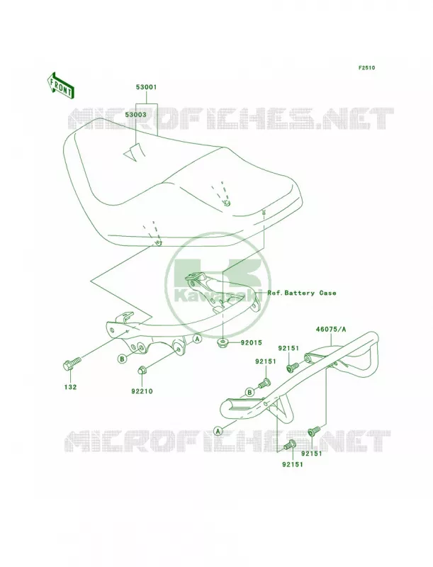 Seat Kawasaki MOTOS 1500 2000 Vulcan 1500 Drifter  VN1500-J2
