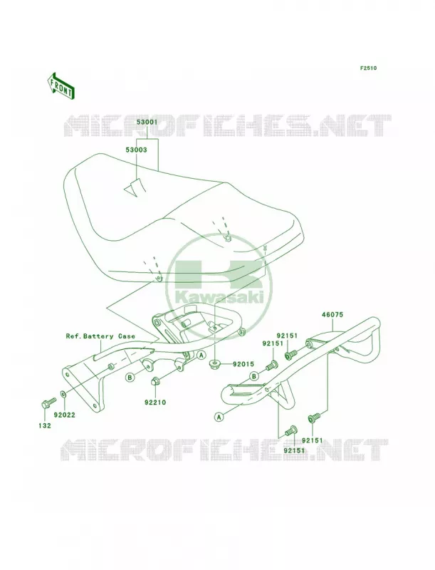 Seat Kawasaki MOTOS 800 2000 Vulcan 800 Drifter  VN800-C2