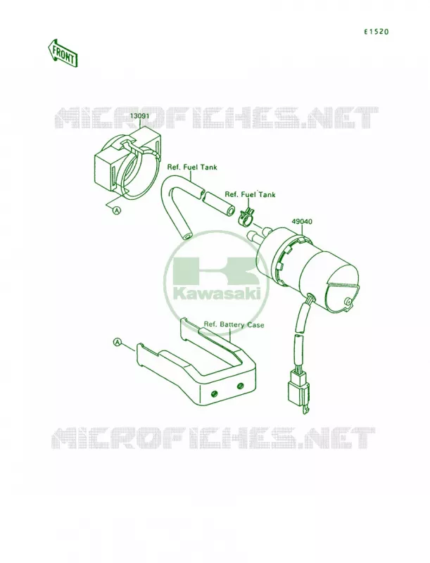 Fuel Pump Kawasaki MOTOS 1500 1999 Vulcan 1500  VN1500-A13