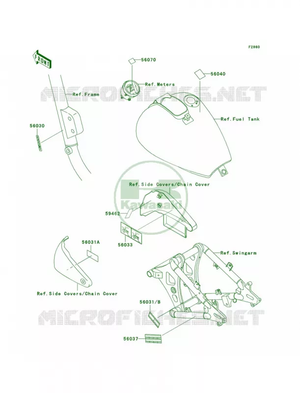 Labels Kawasaki MOTOS 800 1999 Vulcan 800 Drifter  VN800-C1