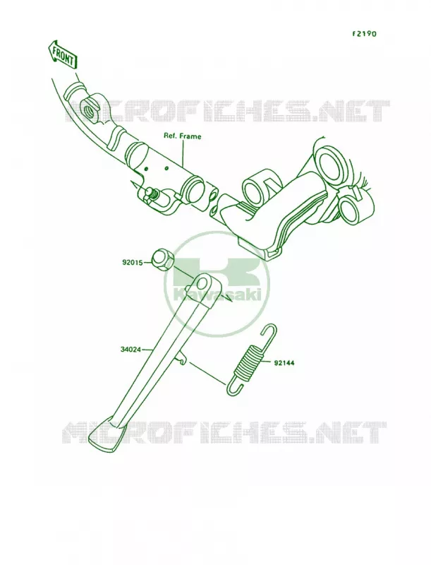 Stands Kawasaki MOTOS 1500 1997 Vulcan 1500 L  VN1500-C4
