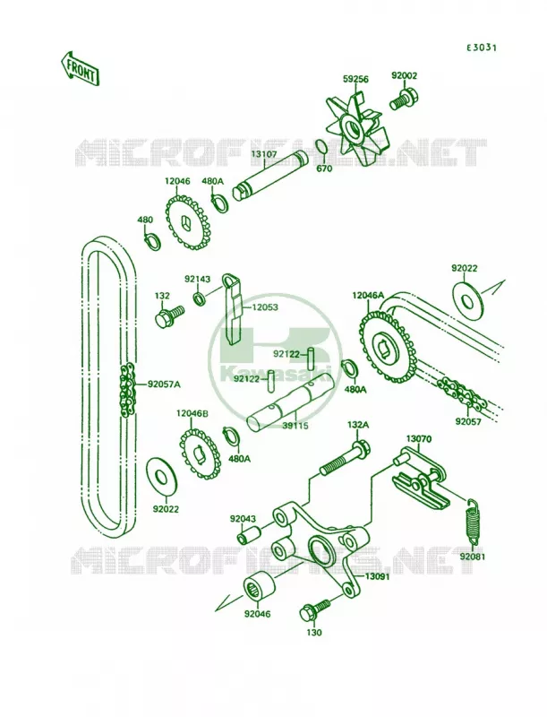 Water Pump Kawasaki MOTOS 1500 1997 Vulcan 1500 L  VN1500-C4