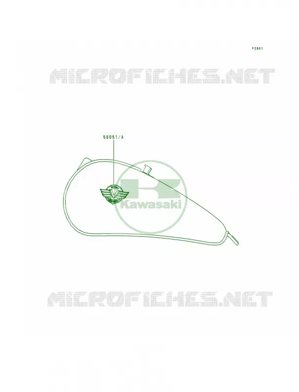 DecalsVN800-A1A2A3 Kawasaki MOTOS 800 1997 Vulcan 800  VN800-A3