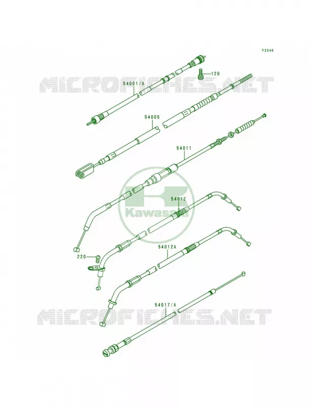 Cables Kawasaki MOTOS 800 1996 Vulcan 800  VN800-A2