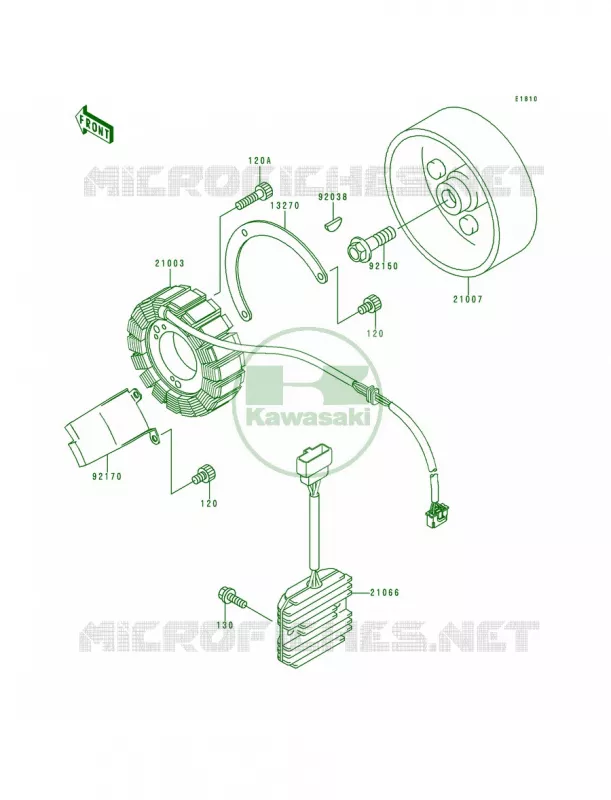 Generator Kawasaki MOTOS 800 1996 Vulcan 800  VN800-A2