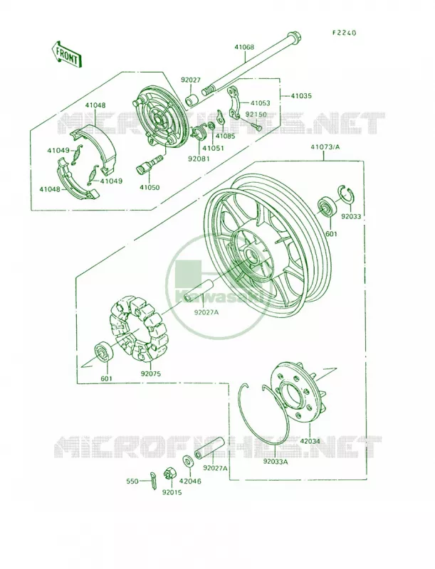 Rear WheelChain Kawasaki MOTOS 750 1995 Vulcan 750  VN750-A11