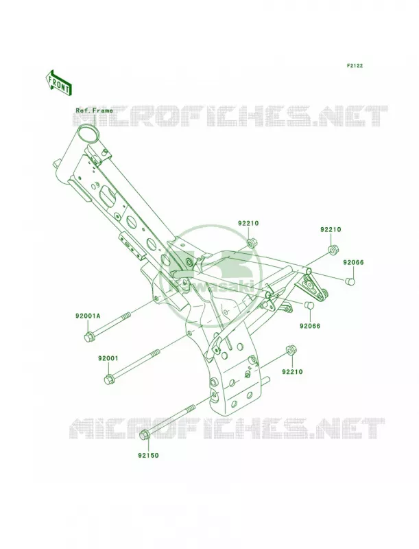 Engine Mount Kawasaki MOTOS 110 2004 KLX110  KLX110-A3