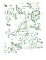 Battery Case pour Kawasaki Vulcan 750 1991
